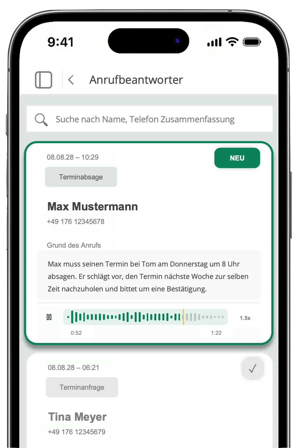 Bela App auf dem Smartphone